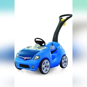 Step2 Whisper Ride Kids Push Cars, Ride On Car, Seat Belt, Horn, Toddlers Ages 1